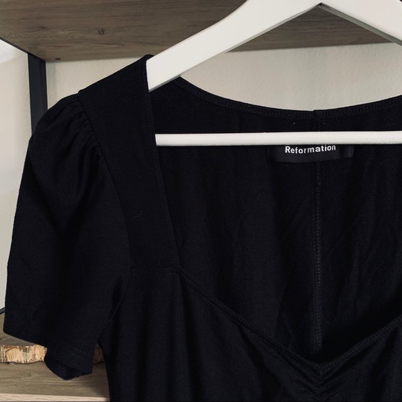 SOLD. Reformation Kiera Midi Dress w/ Pockets - Picture 5 of 6